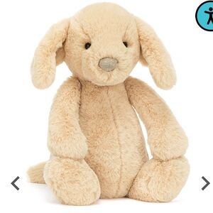 Jellycat Bashful Luxe Puppy Orlando Medium